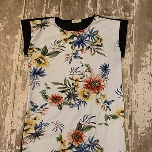 Floral print dress